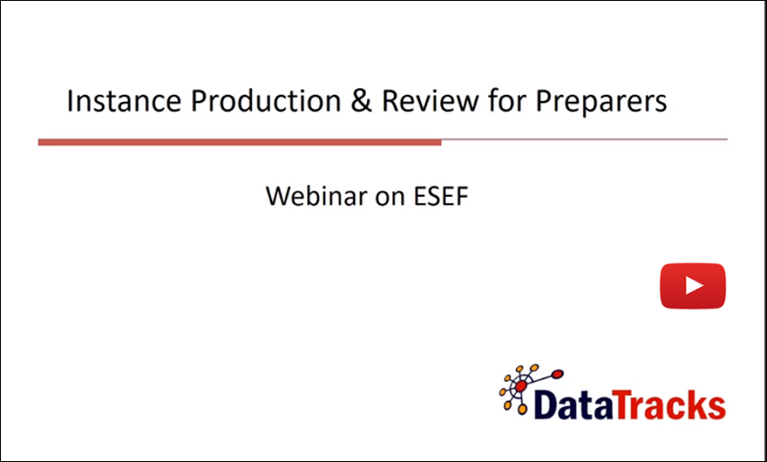 XbrlEurope's tweet photo. #ESEF - Discover the Webinar on "The Instance Production & Review for Preparers" by #Datatracks, XBRL Europe member and webinar Partner: https://t.co/5FqvgudSF9 https://t.co/relzmpgnX3