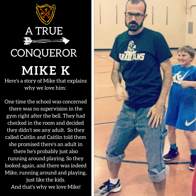 MoreThanConq's tweet photo. Our Conqueror of the week is Mike!

Mike is a local youth pastor at Fall Creek Christian Church.  He has a heart to serve others, and to reach out to the next generation, showing compassion and kindness.

#MTC2020
#ForPendleton
#PendletonStrong https://t.co/hfeXfDbzRv