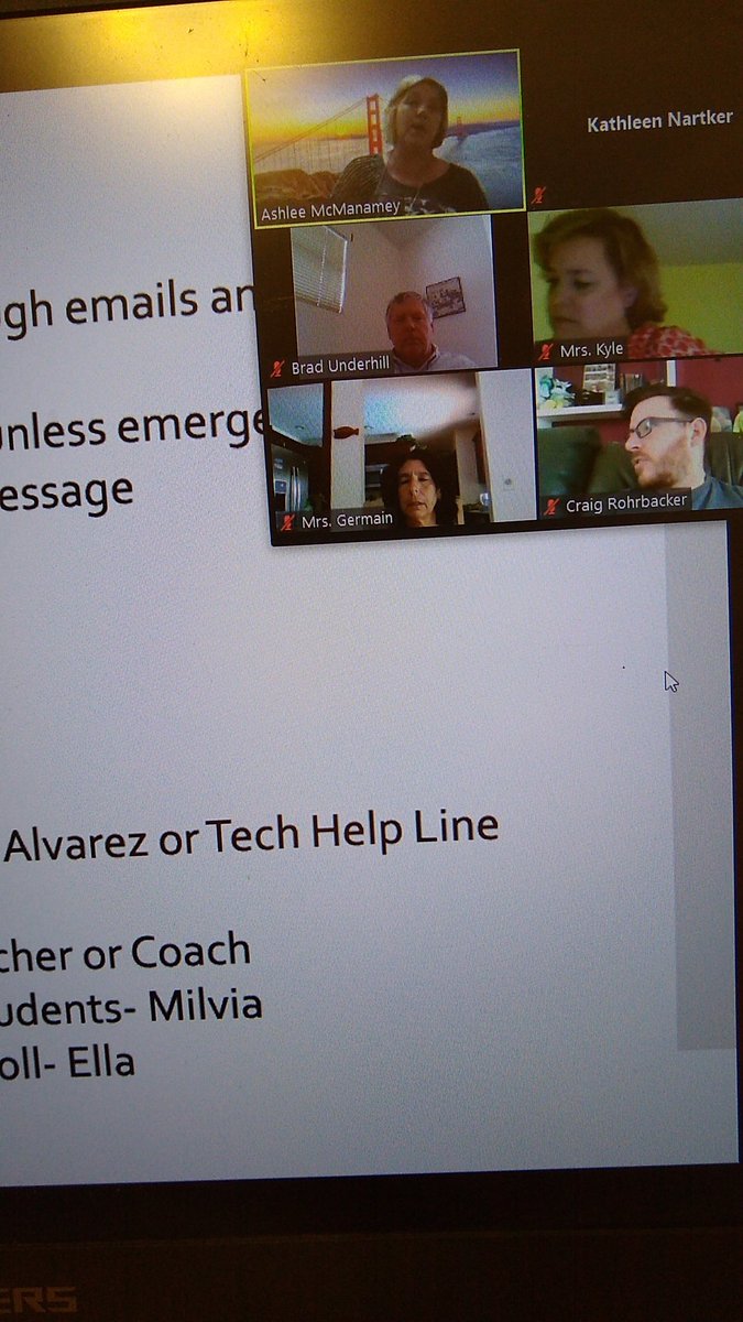 Here's a story...🎶. Here's to our first digital faculty meeting!