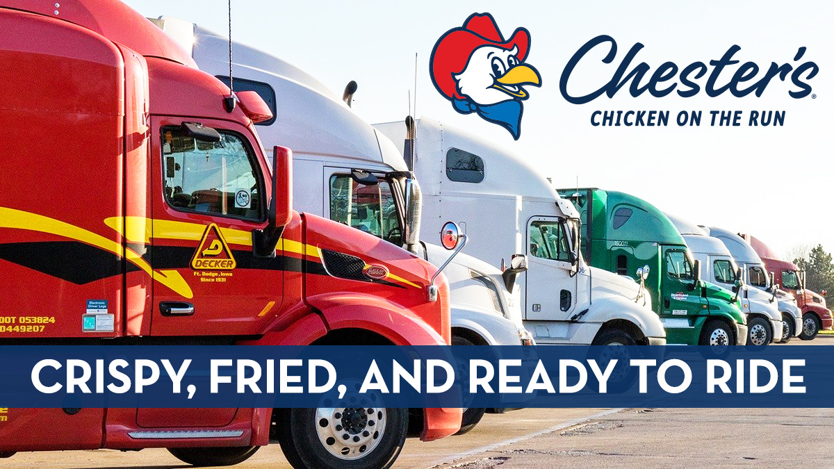 ChestersIntl's tweet photo. Roll on! Whenever possible, our locations are staying open and are dedicated to serving fresh, delicious chicken to men and women who are keeping our supply chains open. Thanks for all you do! #feedthetruckers #chesterschicken #openforchicken https://t.co/COMT3sIPWL