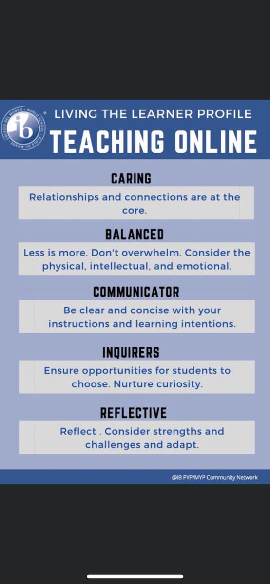 Living the Learner Profile #whyIB #julianworks #oakpark97