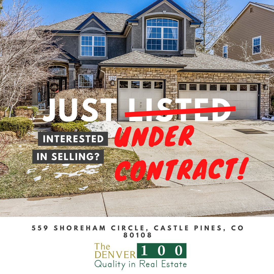 TheDenver100's tweet photo. #JustListed or #UnderConract ⁉️
🏡 559 Shoreham Circle, Castle Pines, CO 80108
Listed and Contracted in the SAME DAY! 🤩 Can you believe it?
📲Listed By Sande Hirsch 720-201-2955 | mshirsch6@msn.com
#buytoday #castlepines #sameday #newlisting #denver100 https://t.co/ce5f3w1soe