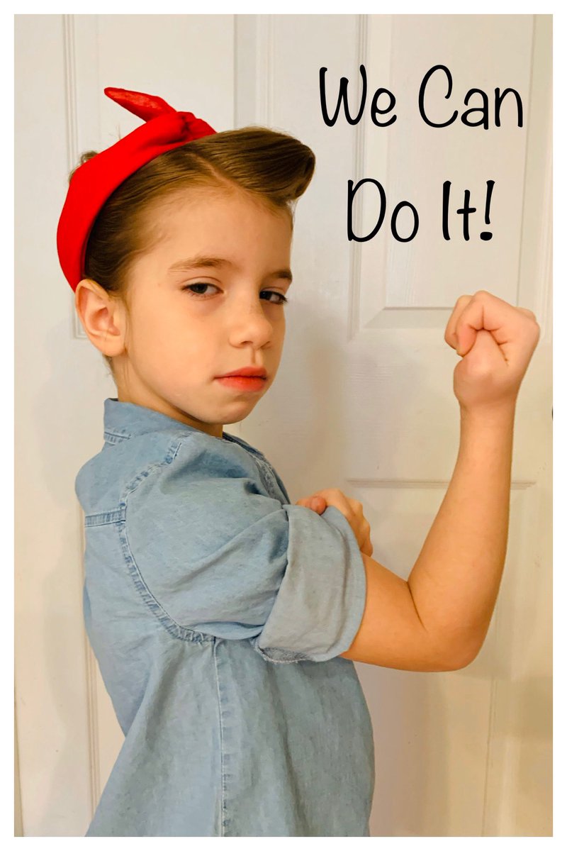 CTE’s WayBack Wednesday! Rosie the Riveter-WE CAN DO IT!!  #CTEtimetoshine <a href="/ctetigers/">Cumberland Trace ES</a>