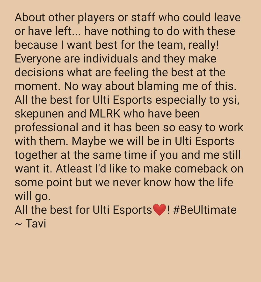 Just read! 😟✌️

#BeUltimate ❤️