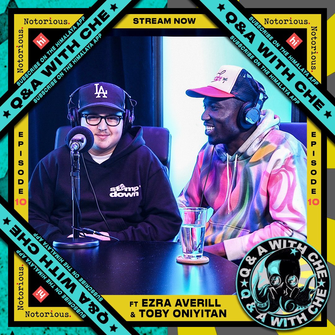 ChePope_Podcast's tweet photo. Artist managers &amp; #STOMPDOWN co-owners @TheRealEzraA and @TobyOniyitan join @chepope to talk about how they broke into the industry at such young ages and the keys to building a successful music business. These gems are for everyone 💎💎💎
https://t.co/ruzSinCqxU https://t.co/ybQBsRtR8F