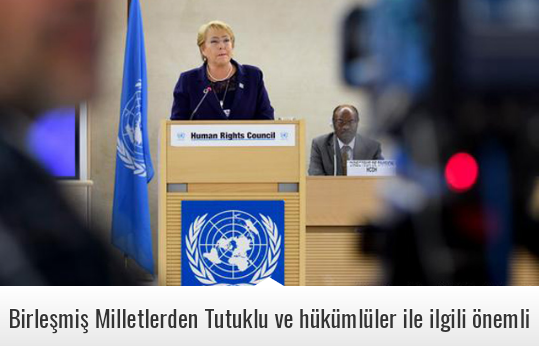 BM İnsan Hakları Yüksek Komiseri Bachelet hükümetleri COVID-19 salgını önleme çabalarının bir parçası olarak gözaltı ve diğer kapalı infaz kurumlarında bulunan insanlarn sağlığını ve güvenliğni korumk için acil önlem almaya çağırdı
#İnfazdaEşitlikİstiyoruz