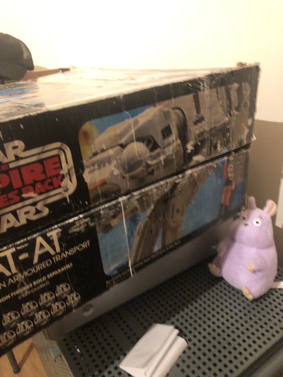 My dad’s friend gave me a box for when I restore my AT-AT. Nostalgia OVERLOAD