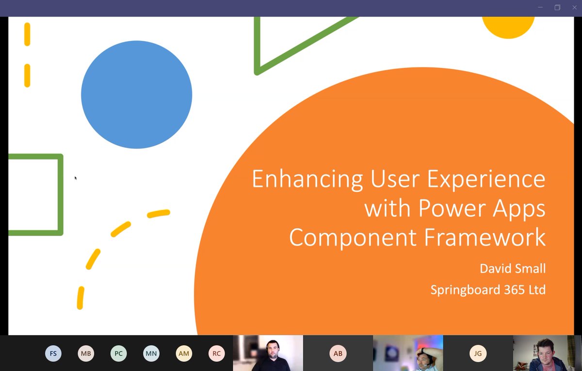 D365UGScotland's tweet photo. Now closing the show tonight, @davesmall28 is giving us an overview of he has used @MSPowerApps Component Framework to enhance user experience for end-users https://t.co/zMeVNkroKw