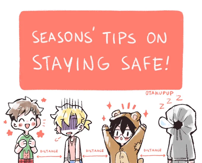 Part 1 of my season OCs giving tips on stayin safe! #otakupup 
