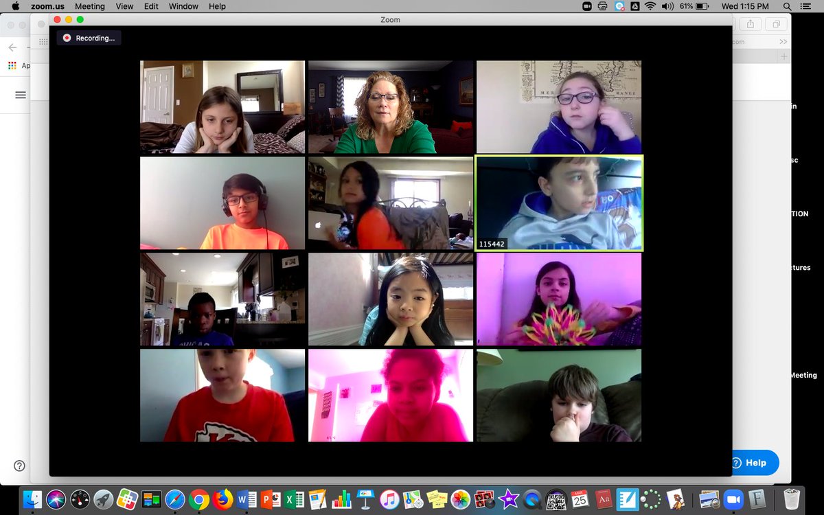 It was great to talk with my Ss. Much excitement to be able to share what they have been doing &amp; just see their friends. Were were able to have our Circle Time virtually. YEAH! 😃#zoommeeting  #ccsd93 #rdbulldogs