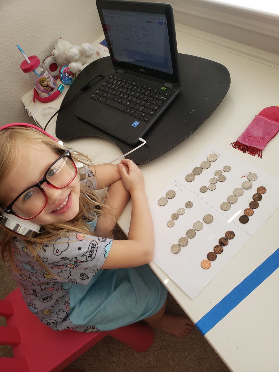 MrsGrounds1's tweet photo. @Wyattlearns #wyattlearns B learning about money. Sorting heads and tails and by coins. @soltysniem https://t.co/zFavuRnmMd