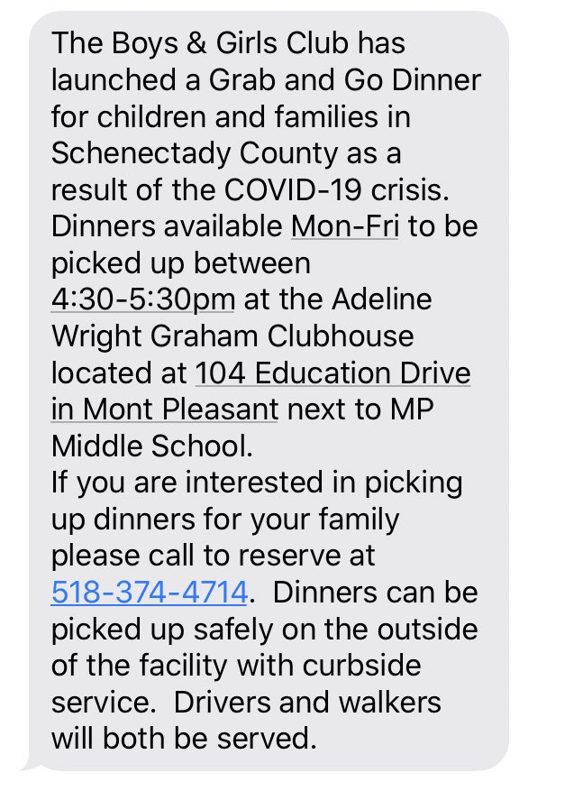 21stScsd's tweet photo. Please share with our Afterschool students and families in need. @MastrianniPrek @sswithostrowski @MsAlexander2388 @Grimmmm19 @KeaneElementary @OneidaSCSD @MontPleasantMS @SHSWilkinson @NYS21stCCLC @NYSYouthSuccess https://t.co/XNCbFxrg9Z