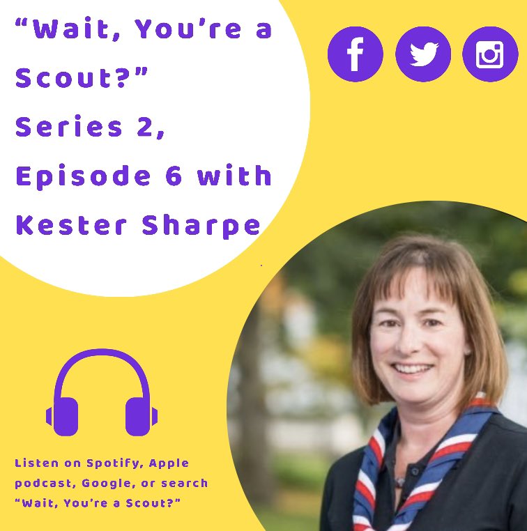 waityoureascout's tweet image. Tomorrow’s episode is with the lovely @KesterSharpe We talk Scouting, hobbies, life and what it’s like being part of Team UK #Scouts #ScoutAtHome #ScoutIn #Podcast #WYAS