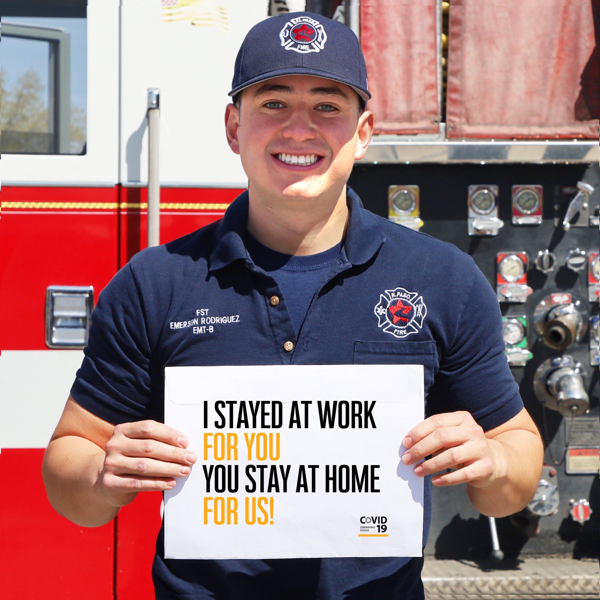 Do your part and stay at home. Help stop the spread of COVID-19 by practicing social distancing. For more information, visit EPStrong.com #iamelpaso #COVID19