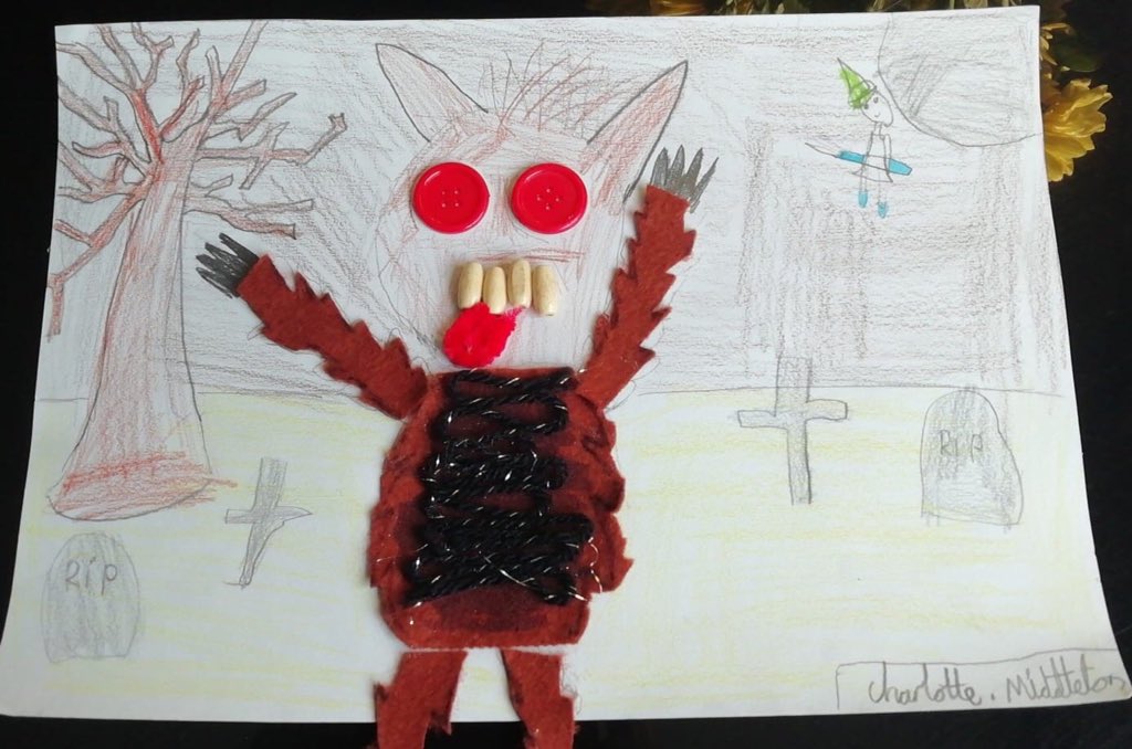 damiancarter15's tweet photo. Overwhelmed by the lovely messages, videos and pictures kids are sending in response to our free wizard school classes on Facebook. It's 'werewolf week' in creature class and people seem to be loving it! #wizardclass #werewolfweek #free https://t.co/fK6C6VLD24