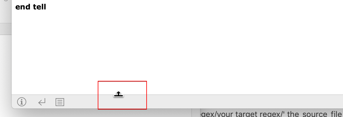 betalogue's tweet image. Is it just me, or is this mouse pointer to open the “Accessory View” in #ScriptEditor in @apple’s #macOS (#Mojave) completely broken?
It does not even appear half of the time, and when it does, click-and-drag doesn’t work.
I ended up using the toolbar button instead…
Sigh.