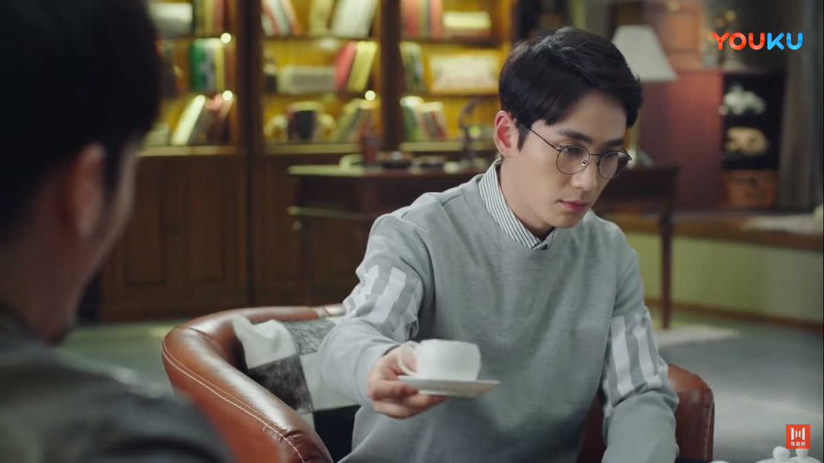 he is like "no talk me i'm angy but also here some tea" 