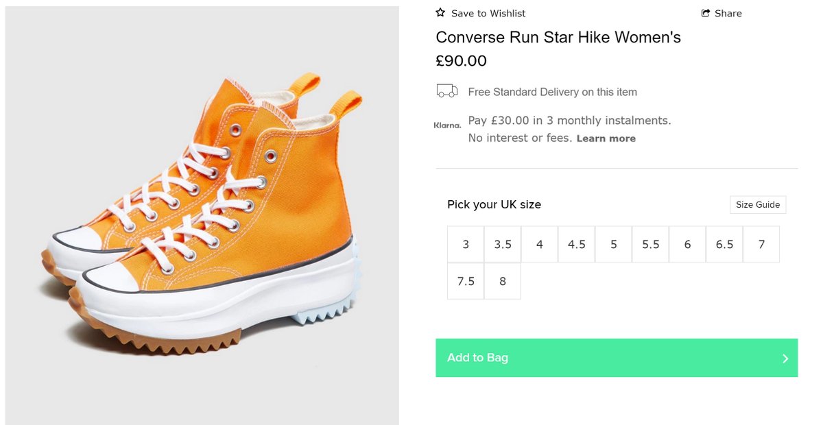 orange hike converse