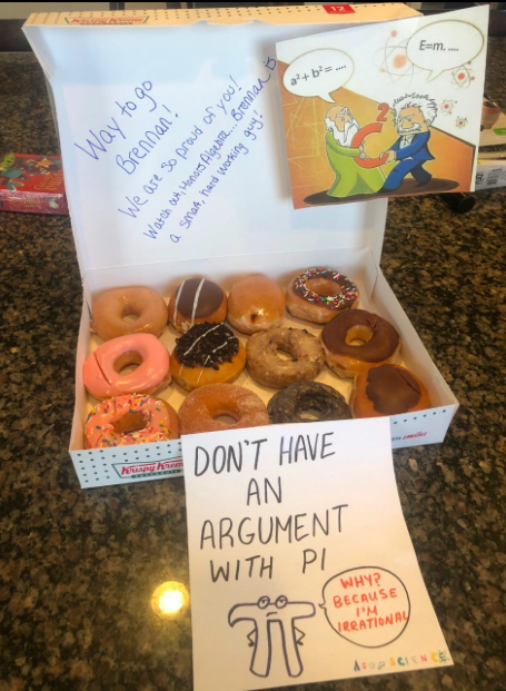 TrumanTigers24's tweet photo. THMS 7th grader surprised by parents about making the 8th grade Algebra class for next year! #VirtualSpiritWeek #ThunderInAction @APSLZ3 https://t.co/uHELsRTDWt