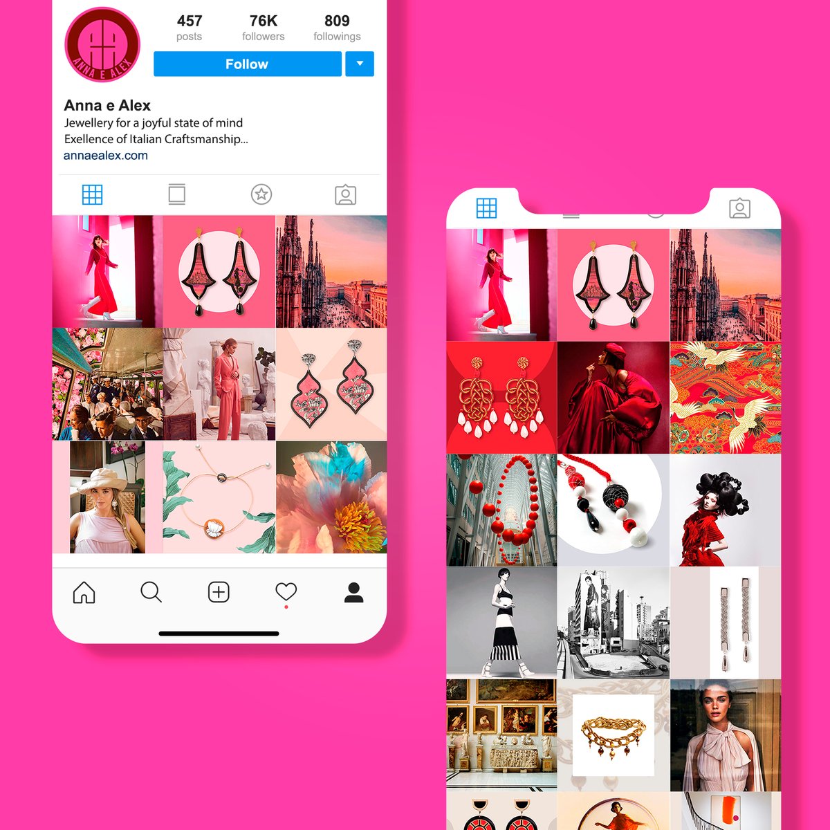 SettoreQ's tweet photo. Social media management and content design for Anna &amp; Alex the excellence of italian craftsmanship in jewellery! Design, colors and attention to details.
#socialmediamanagement #jewellery #graphicdesign #socialmanagement https://t.co/Ptc56ylMl3