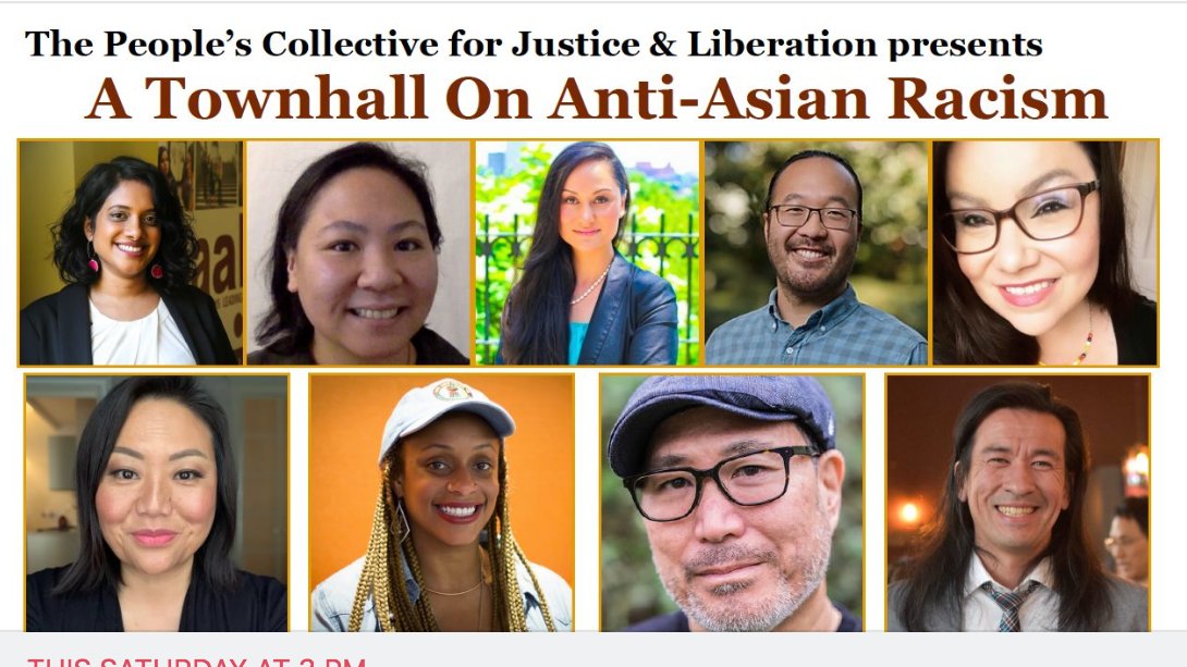 #AsianAmerican #allies #antiracism
Sat, March 28; 3:00-5PM PST / 6:00-8PM EST
Register for Zoom details: bit.ly/Anti-AsianRaci…. FB info page: facebook.com/events/2325588…