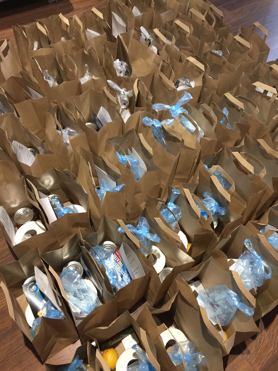 SpectacleTheat1's tweet photo. All hygienically packed and ready to go! Our team have been busy preparing Welfare Packs for the most vulnerable. https://t.co/TRCuFgPDcM