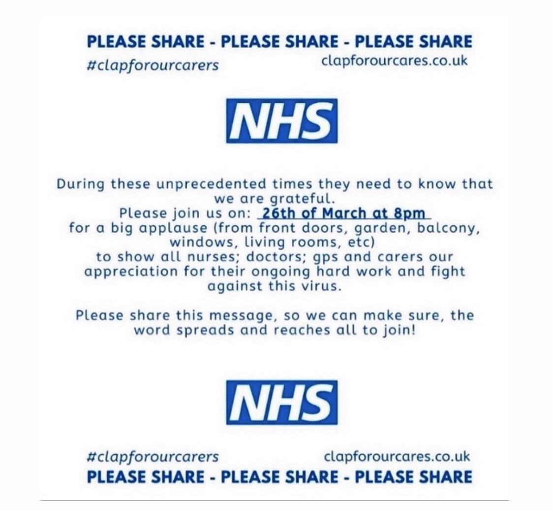 BiffyClyro's tweet photo. #clapforourcarers https://t.co/uXj4FnLTep