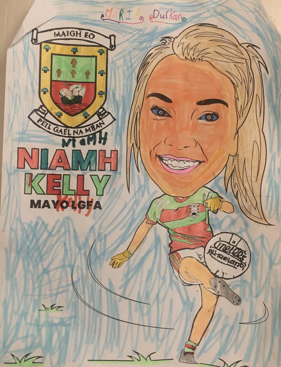 DurkanMartina's tweet photo. Maria enjoyed colouring her hero Niamh & her brother Cormac enjoyed colouring Paddy #mayocolours @moydavitts #mayogaa https://t.co/obztW8pwz5