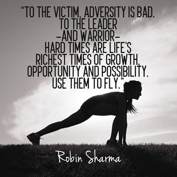"To the victim, adversity is bad. To the leader and warrior hard times are life's richest times of growth, opportunity and possibility. Use them to fly." - Robin Sharma
.
.
#leadership #yyc #yeg #motivation #growth #opportunity #possibility
