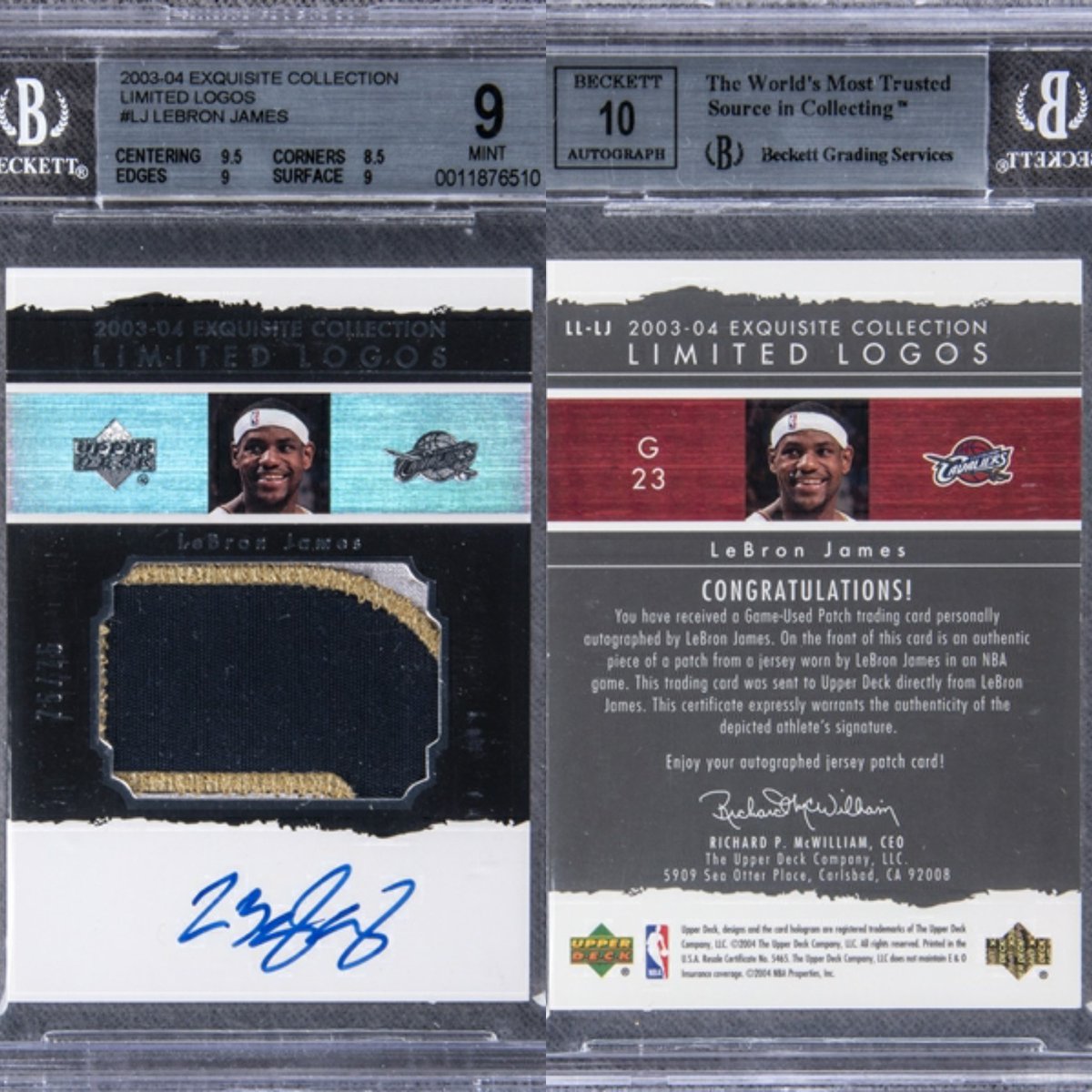 goldin auctions lebron james