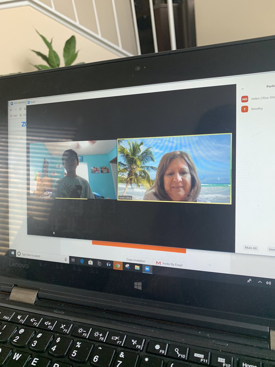 holiva123's tweet photo. Only one student connect through Zoom but it was great touching bases with him! He's doing well but he wants to come back to school! @Columbia_VVUSD #VVinthistogether #RocketPOWER https://t.co/pUOUSHz3RT