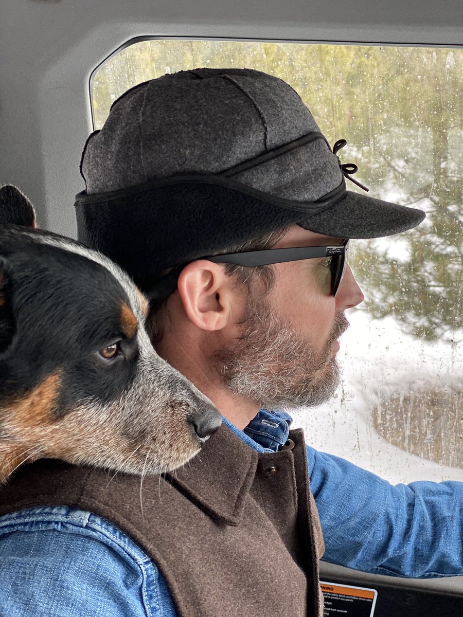 kellyclarkson's tweet photo. Brandon and Dog #RanchLife https://t.co/JTKND9Fwvk