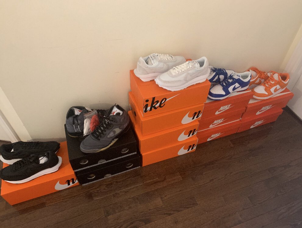 CapsuleAIO's tweet photo. Wanted to wait for all pairs to come in before flexing.  By the way, all of this success came from just one user running Capsule Nike. Next drop is going to be a movie, make sure to have notifications on 😉 https://t.co/cc0Jqd6urp