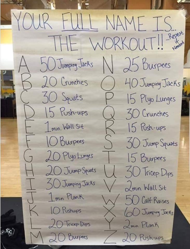 Good inside workout