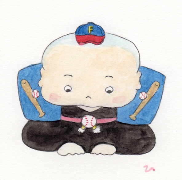 福助 19 ひうち棚のイラスト