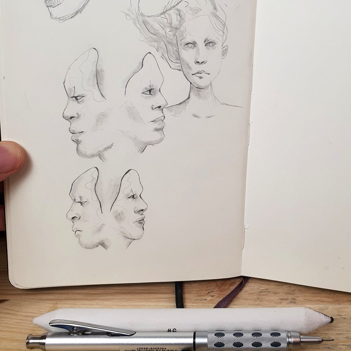 SanderBartist's tweet image. #blendingstump and #grahpitepencil practice. :)