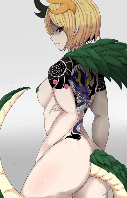 #上手い下手は別にして自分の絵柄のここが好き
筋肉と…刺青ですかね…? 