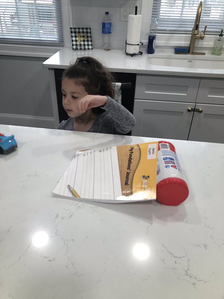 HammelJill's tweet photo. #FullDayK scientists are busy exploring force and motion and conducting experiments at home! #ContinuityOfLearning https://t.co/FgQCdPpceL
