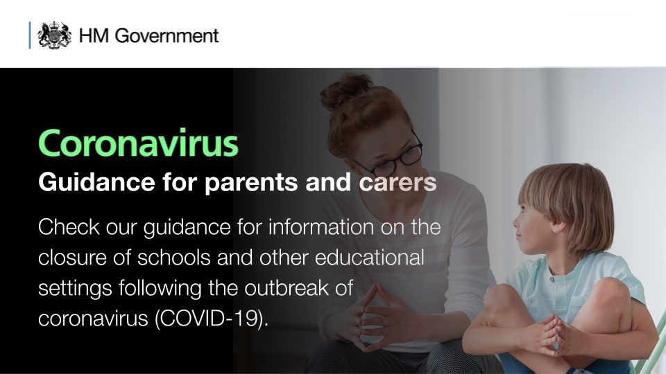 Following tonight’s announcement by PM <a href="/BorisJohnson/">Boris Johnson</a>, education providers - including schools - will remain closed except for vulnerable children or those whose parents are critical workers.

#StayHomeSaveLives 

👉gov.uk/government/pub…