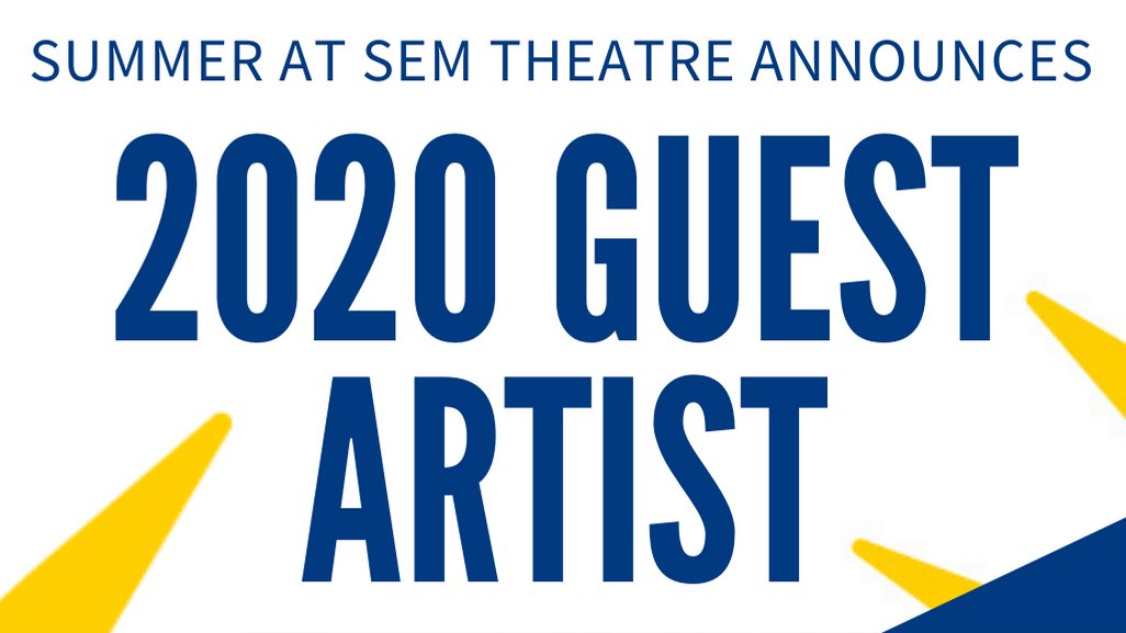 summer_atsem's tweet photo. We are excited to announce @JoeyContreras as a Broadway Guest Artist for the 2020 Summer at Sem #Theatre season! 

Embrace your Summer and Join Us! https://t.co/DauFvg9L6q https://t.co/xKr4oQESnW