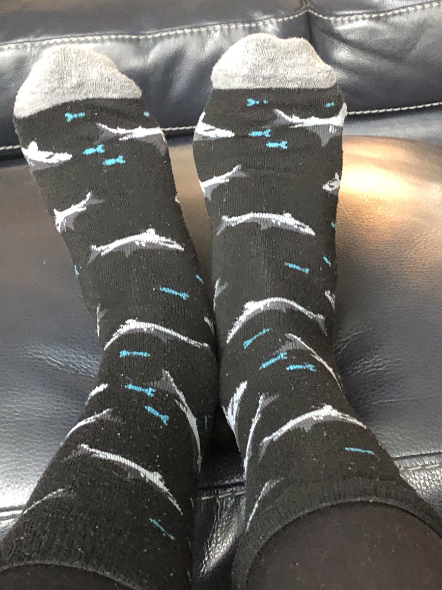 Crazy shark socks!! #utahschoolspirit