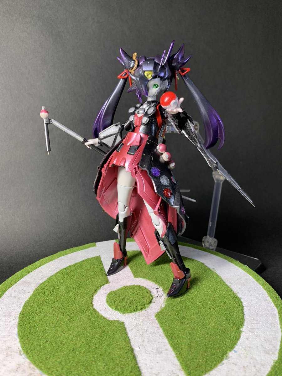 N 0 ｳｫ ｵ ｵｵ みんなの エールが あるったい 絶対に 勝つもんね モビルドール マリィが 勝負を しかけてきた サラを改造してポケモン新作のあの子を模して作りました ちなみにゲームは未プレイです Na0プラ4 ガンプラ アニマギア