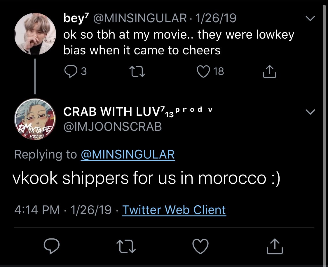 Not as bad as most of the stuff in this thread, but although she has claimed on here that she isn’t a shipper, she actually is and is a delusional one. Convinced taekook is real.