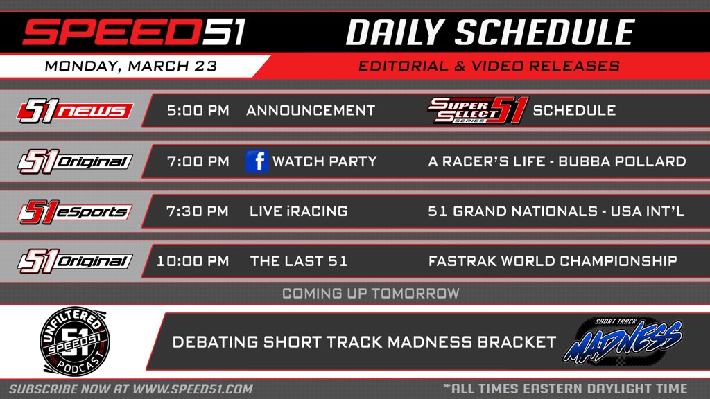 bobdillner's tweet photo. Plenty to keep your mind off things tonight on @speed51dotcom if you are a Short Track Racing fan. 

Check it out. https://t.co/MaBXhdaM2j
