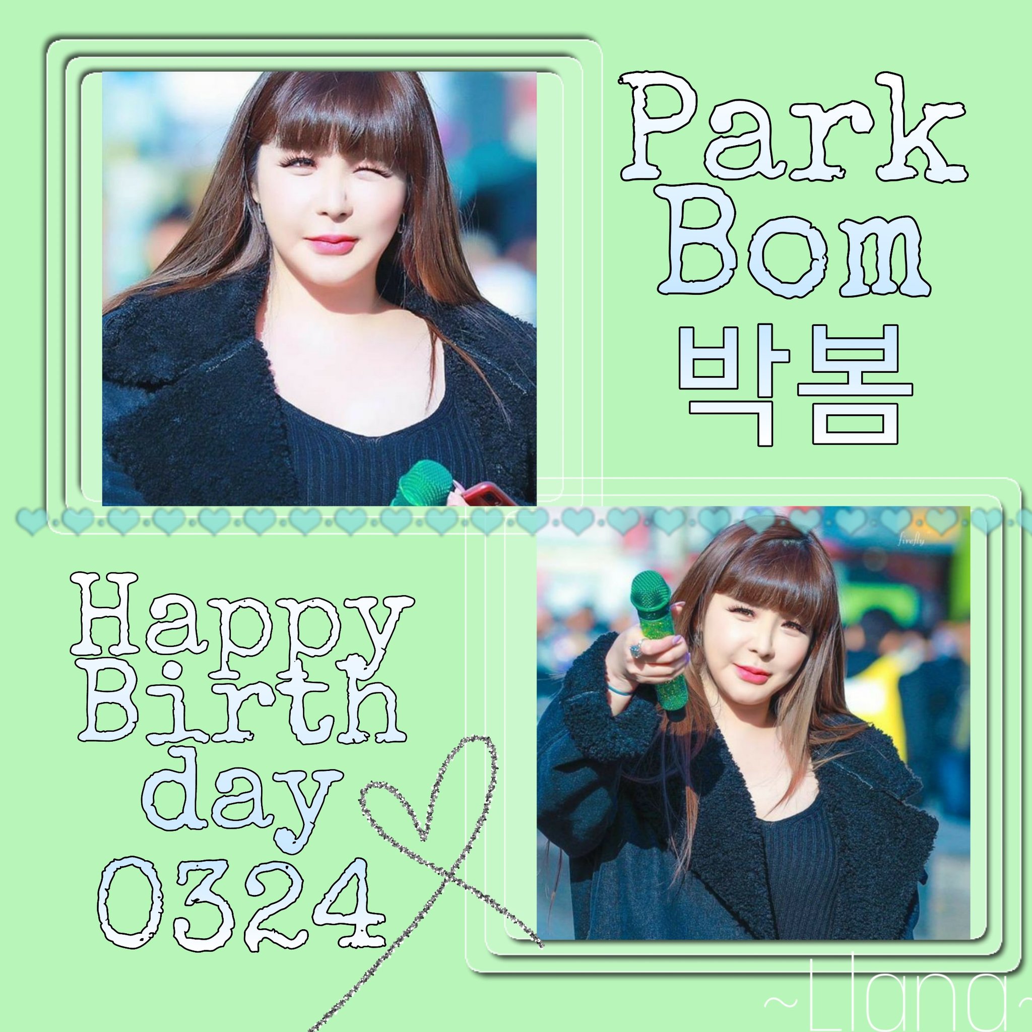 Happy birthday Park Bom      