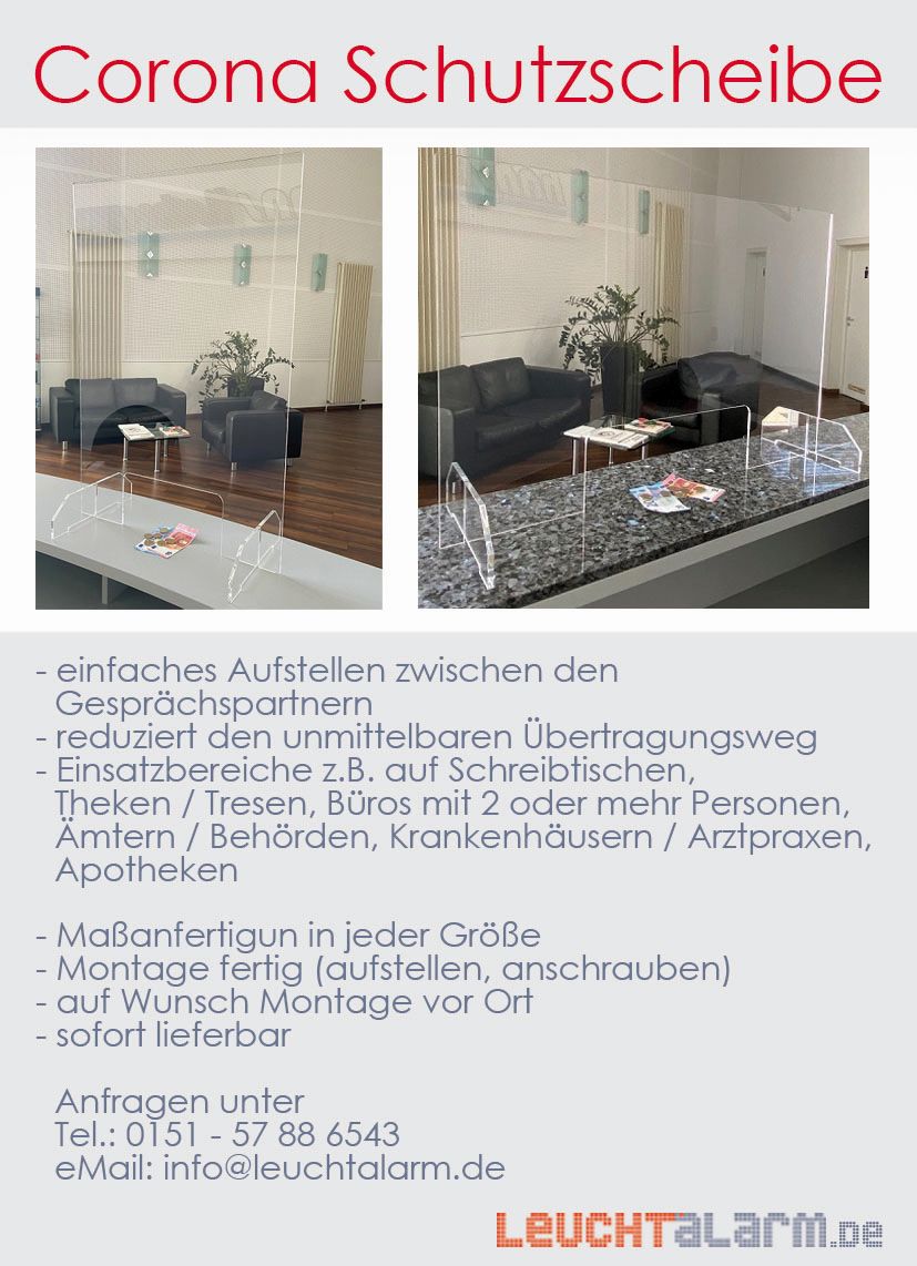 Leuchtalarm's tweet photo. #spuckschutz  #acrylwand #corona #coronavirus #schutz #scheibe #Apotheke #Schutzscheibe  #Arztpraxis, #Plexiglasschutz #viren #virus #virenschutz #kasse #tresen https://t.co/oHCTDEPFrY