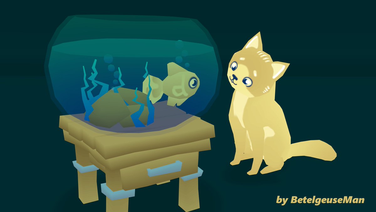 BetelgeuseMan's tweet image. The first time I try to texture with #gradientmaps and play with the #handpainted textures. I moved a little away from the original palette and changed a lot in the #art in general, while I was finishing it, but I think it’s for the better!

#lowpoly #digitalart #cats #Blender3d