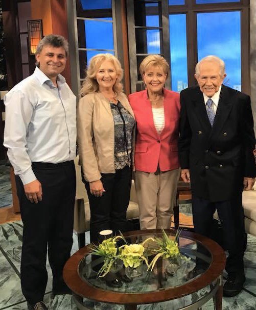 Happy 90th Birthday to amazing Pat Robertson. Meeting the man of God in 2018 