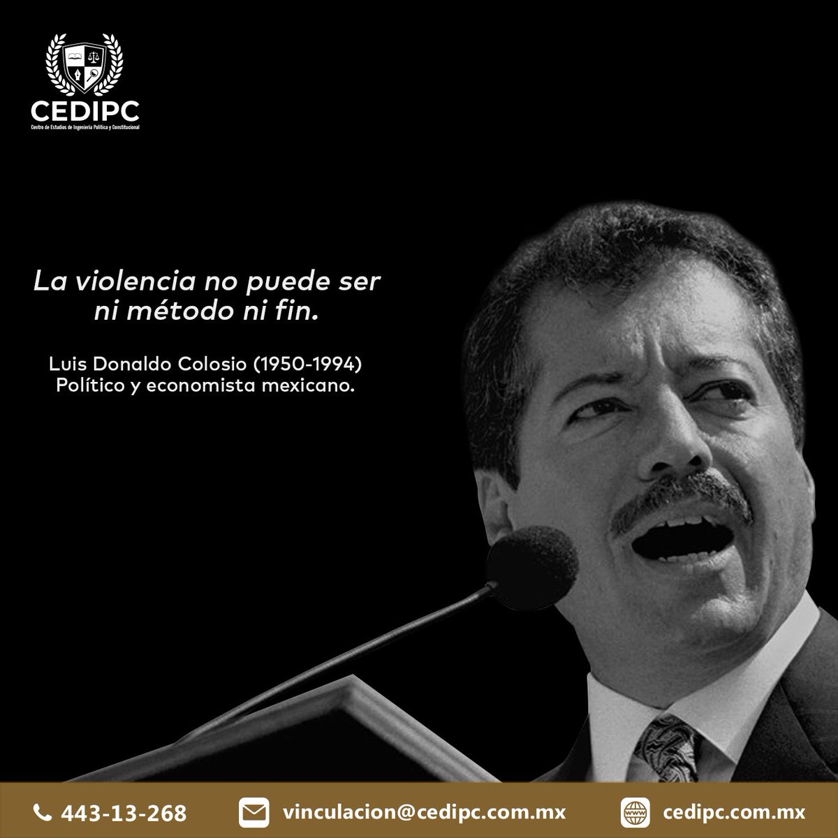 CEDIPCmx's tweet photo. #UnDíaComoHoy de 1994 fue asesinado el #Político y #Economista mexicano #LuisDonaldoColosio. Fue Miembro del Partido Revolucionario Institucional y candidato a la presidencia de México. https://t.co/oisWVZpseN