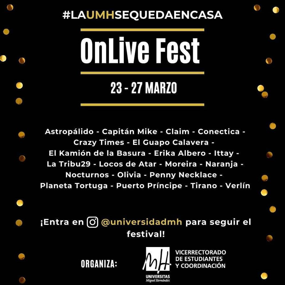 Nos quedamos en casa, pero seguimos tocando.

#YoMeQuedoEnCasa